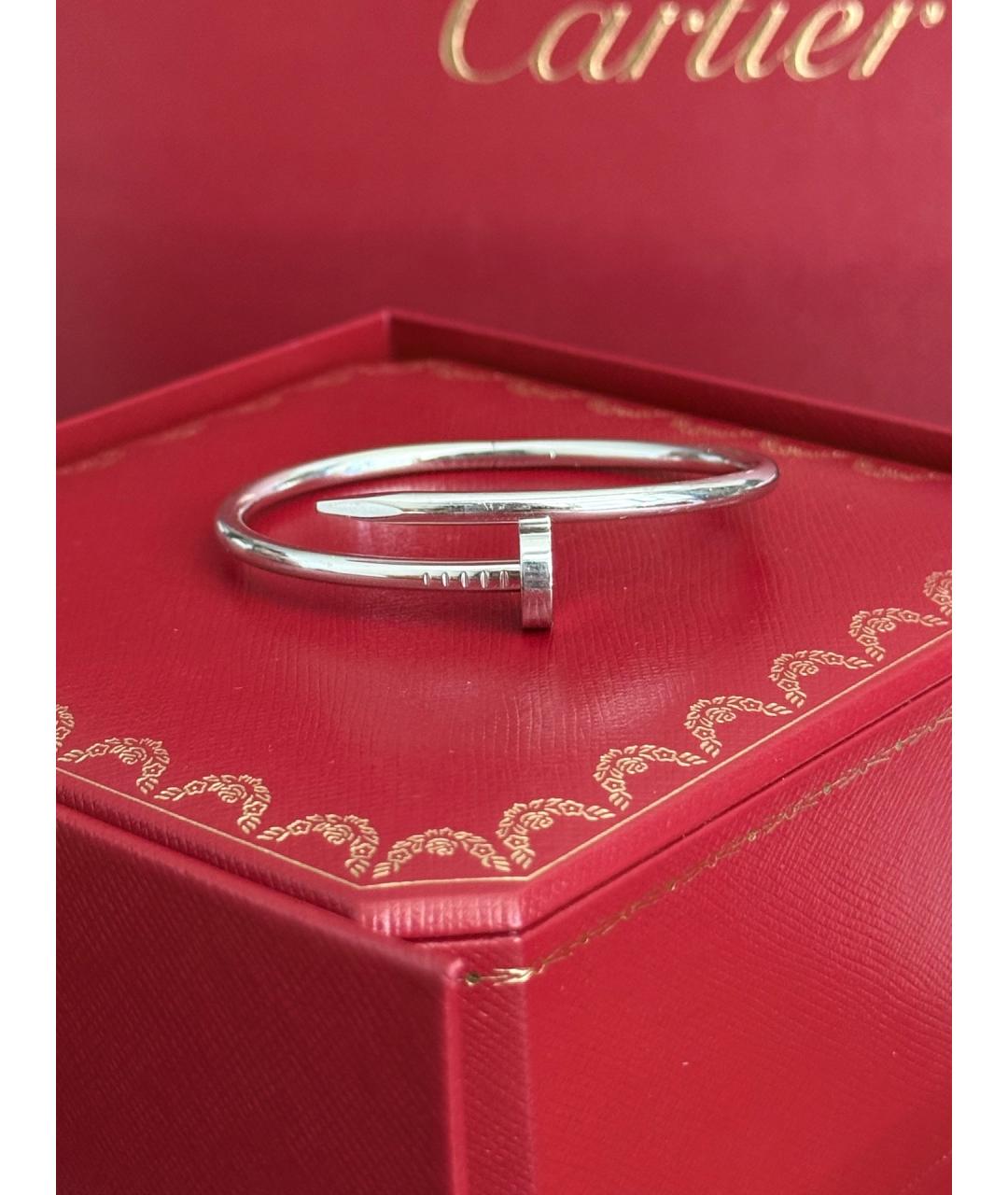 CARTIER Серебряный браслет из белого золота, фото 6