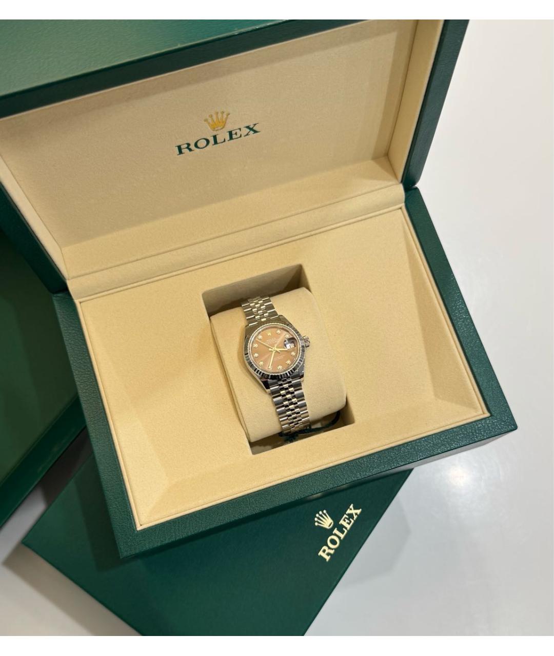 ROLEX Серебряные часы, фото 7