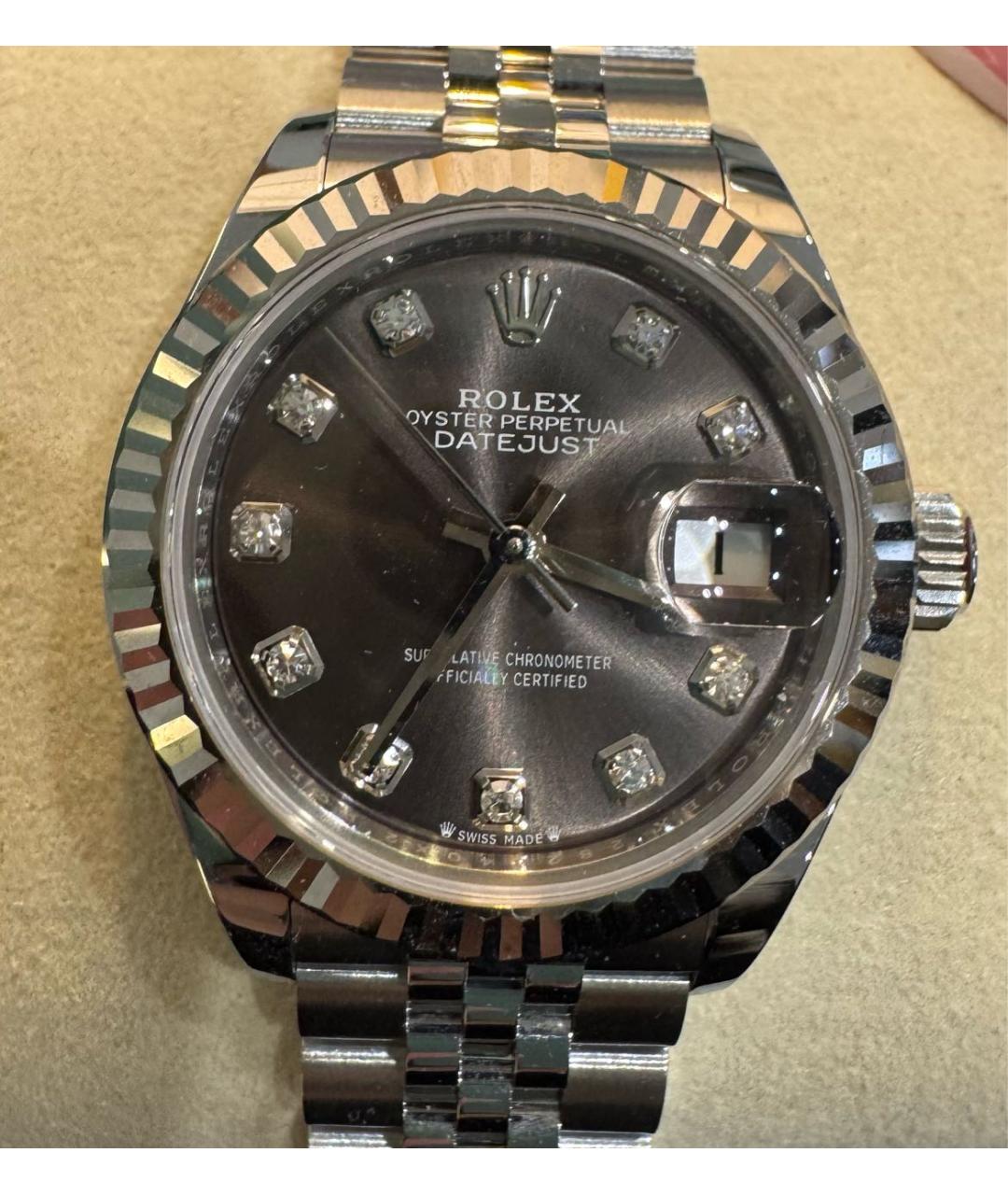 ROLEX Серебряные часы, фото 3
