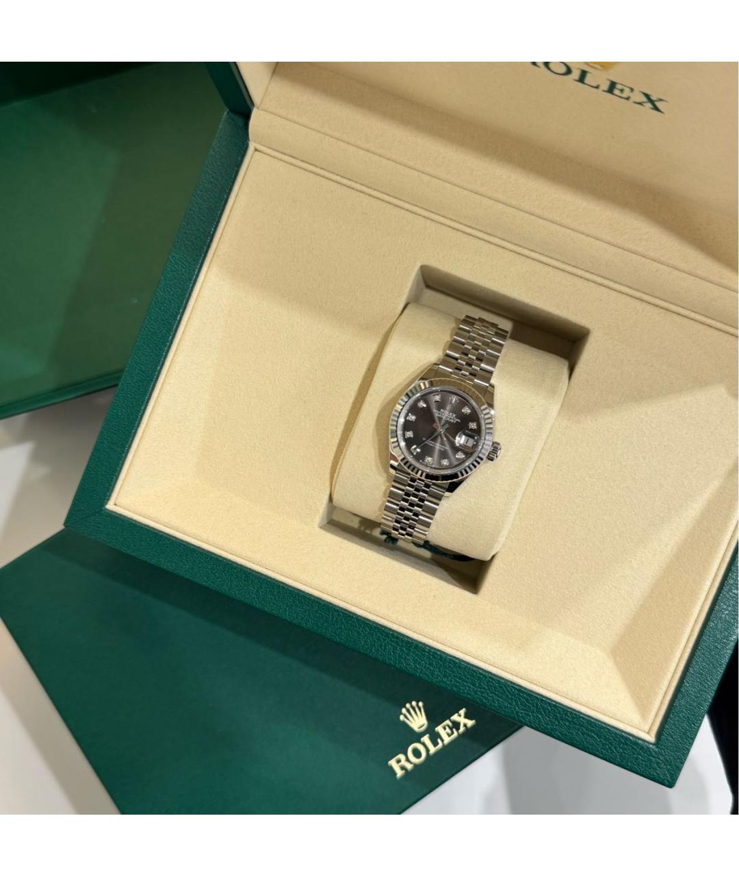 ROLEX Серебряные часы, фото 2