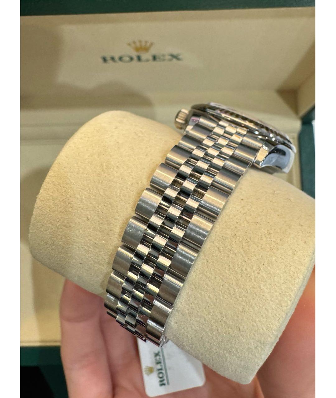 ROLEX Серебряные часы, фото 6