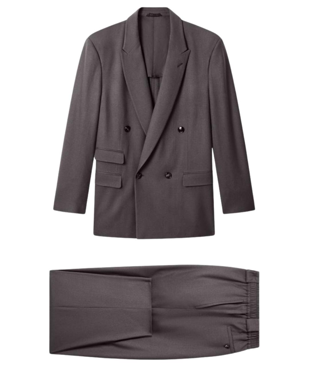 GIORGIO ARMANI Серый классический костюм, фото 1