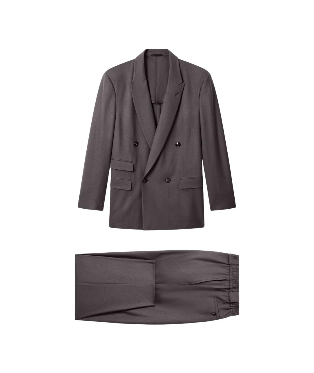 GIORGIO ARMANI Серый классический костюм, фото 5