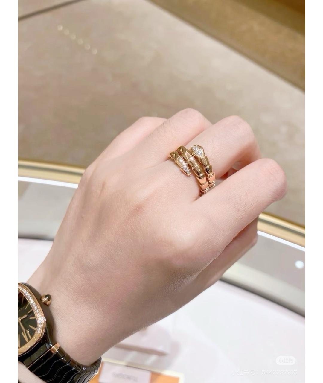 BVLGARI Золотое кольцо из розового золота, фото 7