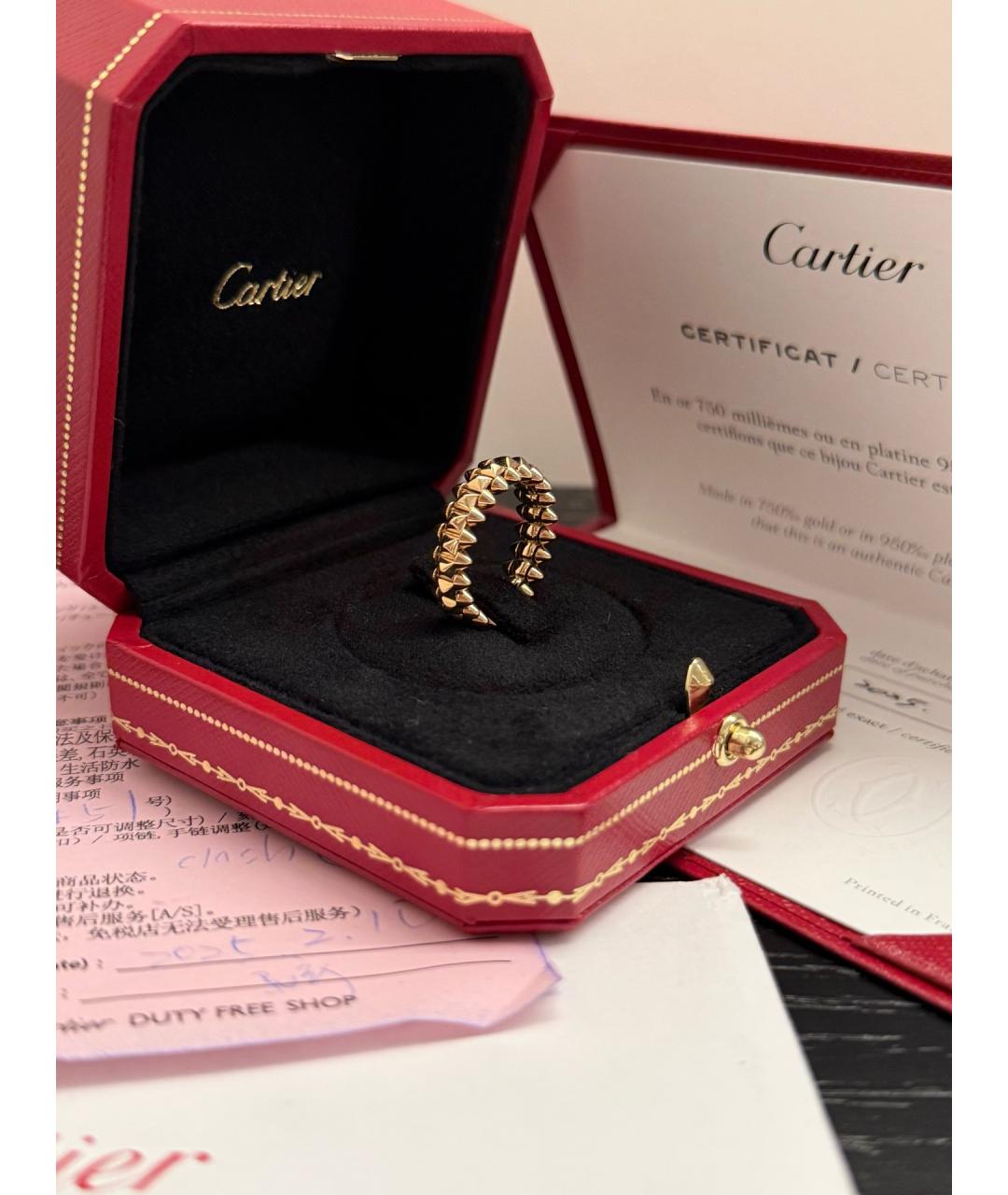 CARTIER Золотое кольцо из розового золота, фото 3
