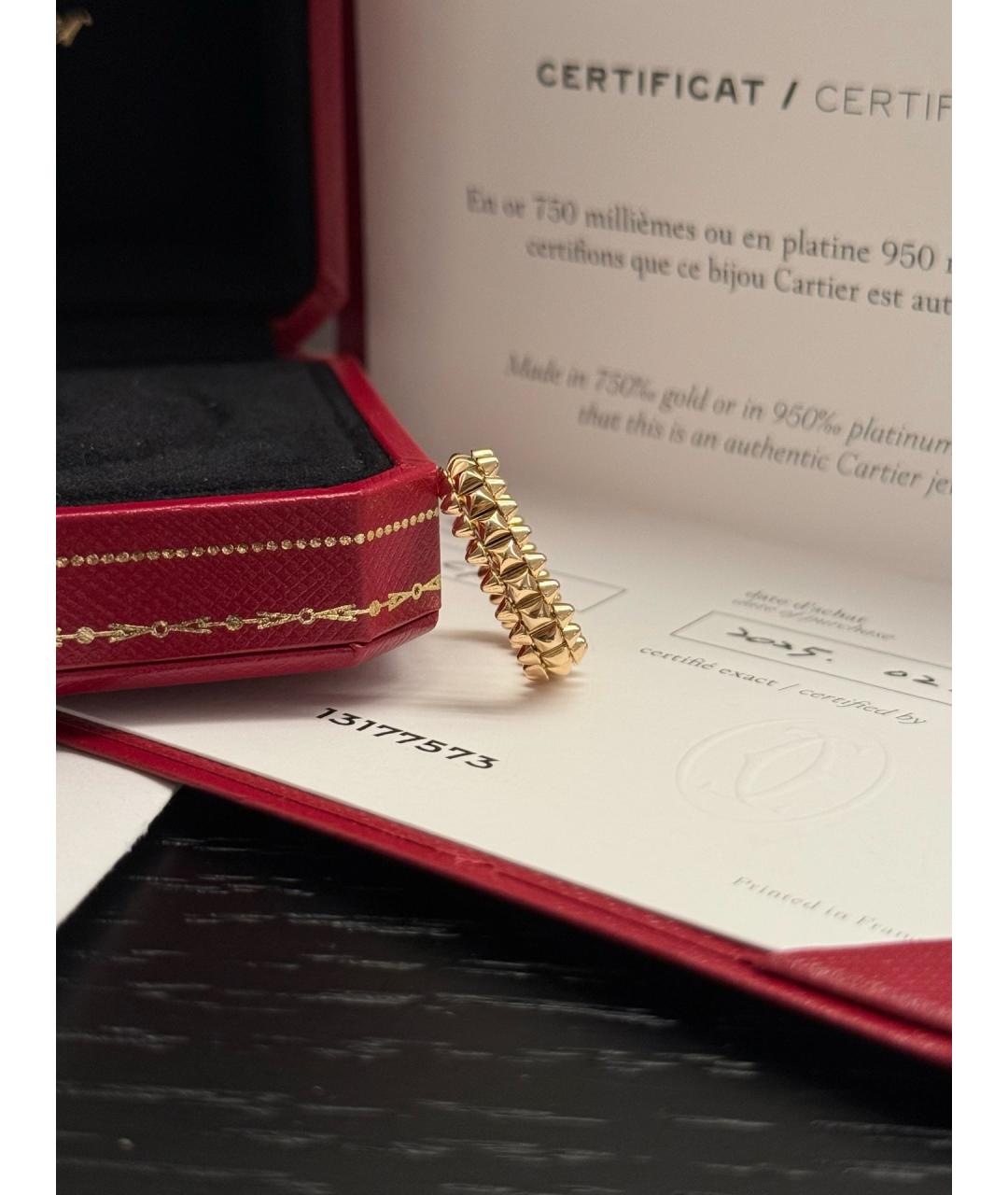 CARTIER Золотое кольцо из розового золота, фото 4