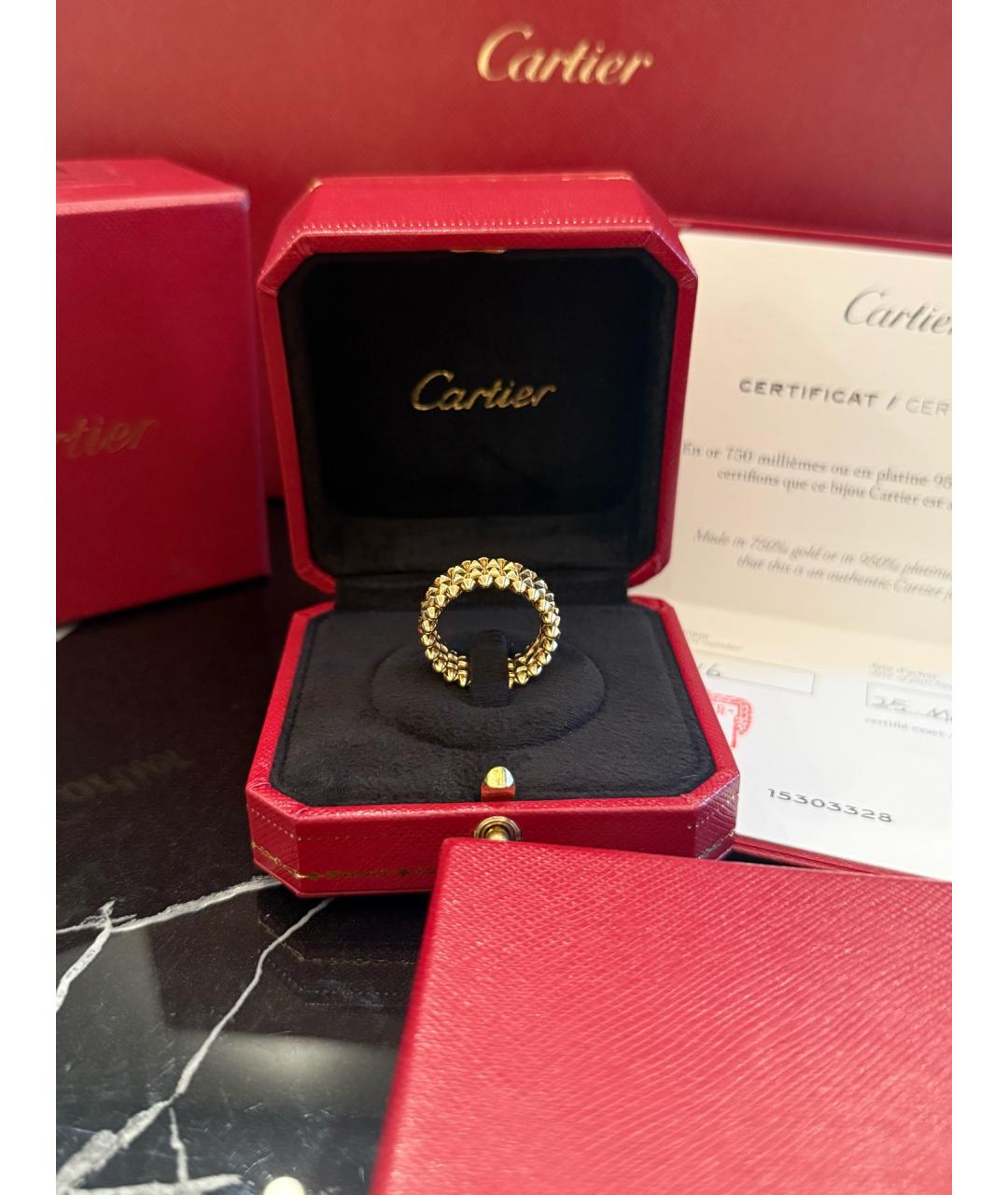 CARTIER Золотое кольцо из желтого золота, фото 9