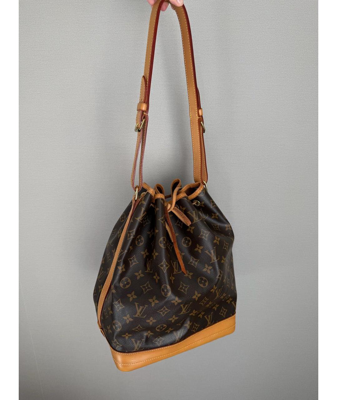 LOUIS VUITTON Коричневая сумка через плечо из канвы, фото 9