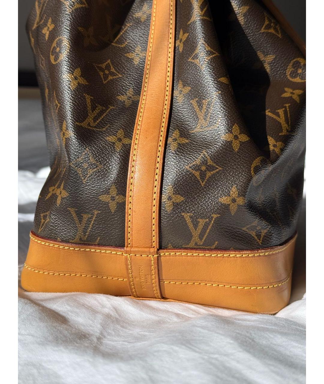 LOUIS VUITTON Коричневая сумка через плечо из канвы, фото 7