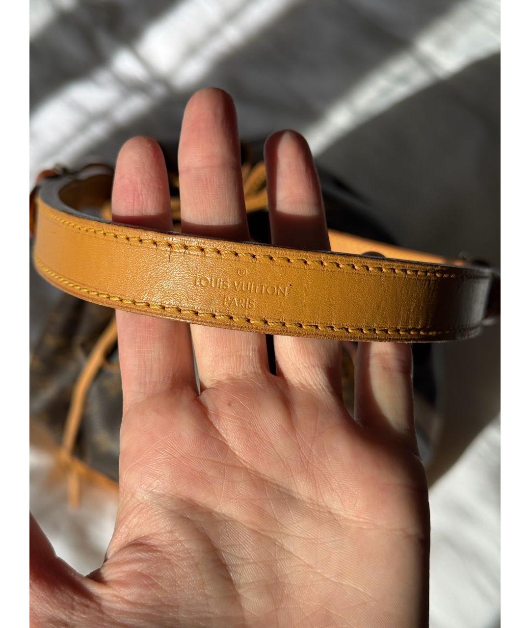 LOUIS VUITTON Коричневая сумка через плечо из канвы, фото 8