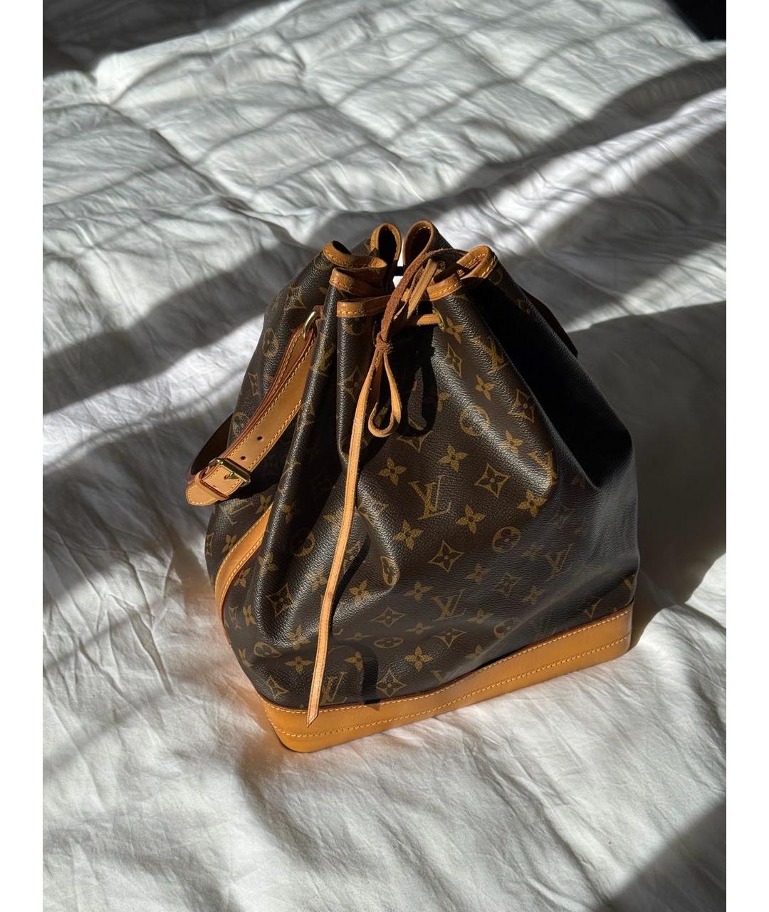 LOUIS VUITTON Коричневая сумка через плечо из канвы, фото 3