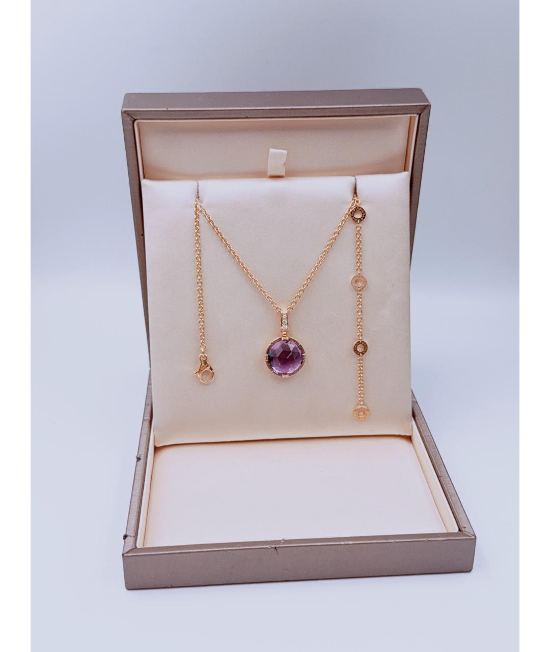 BVLGARI Золотая подвеска из розового золота, фото 2