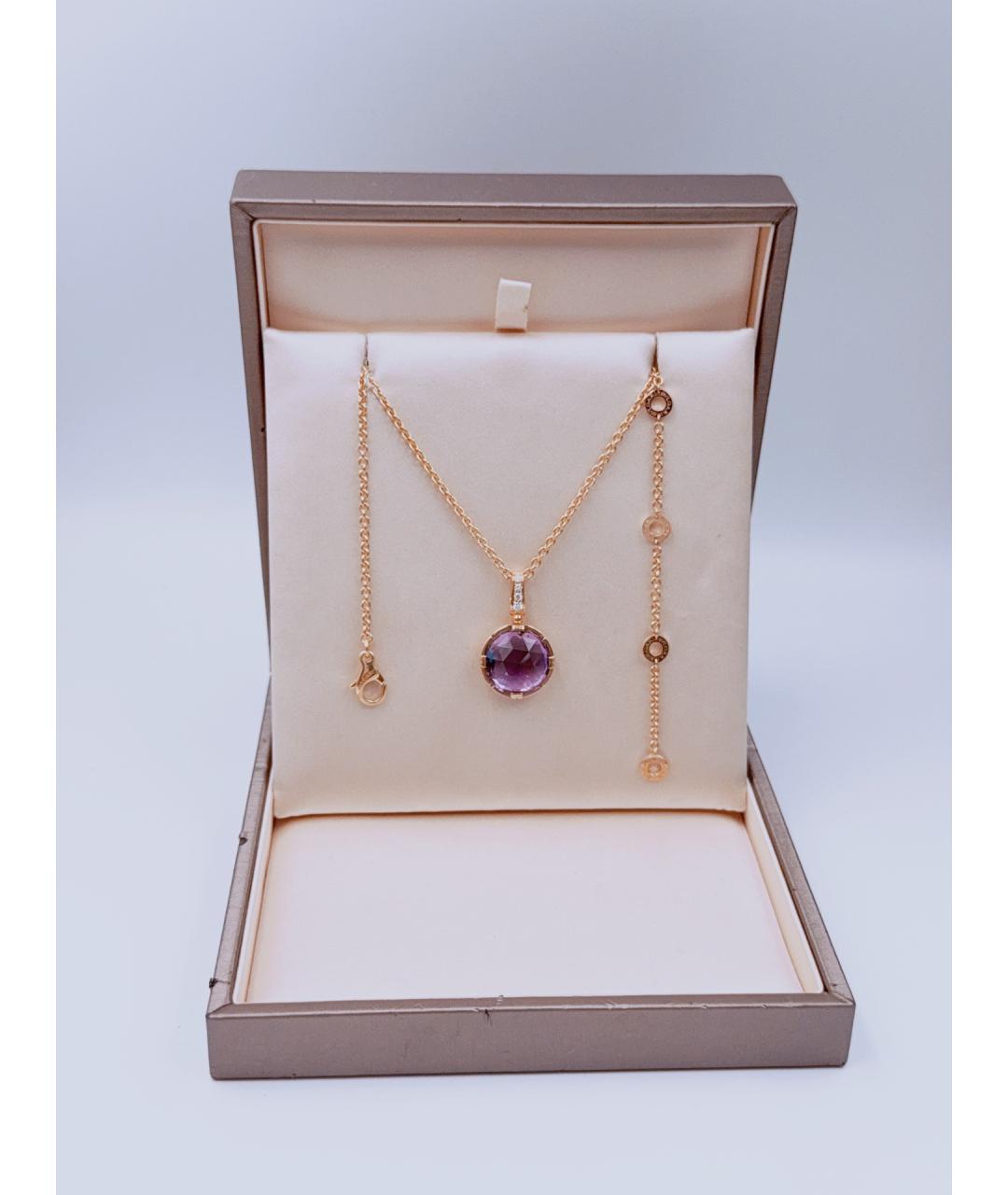BVLGARI Золотая подвеска из розового золота, фото 3