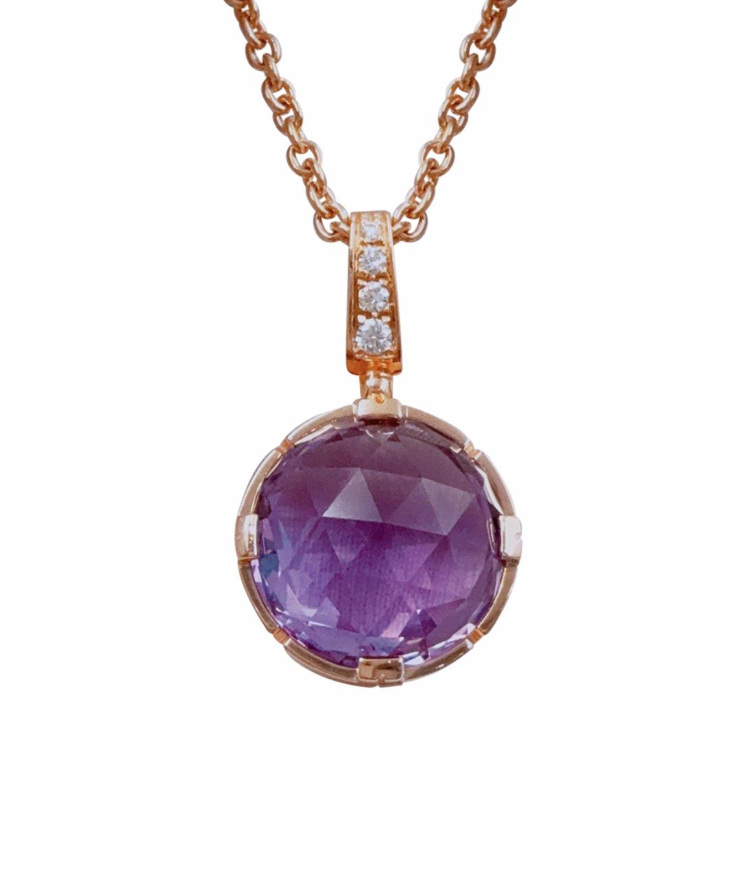 BVLGARI Золотая подвеска из розового золота, фото 1