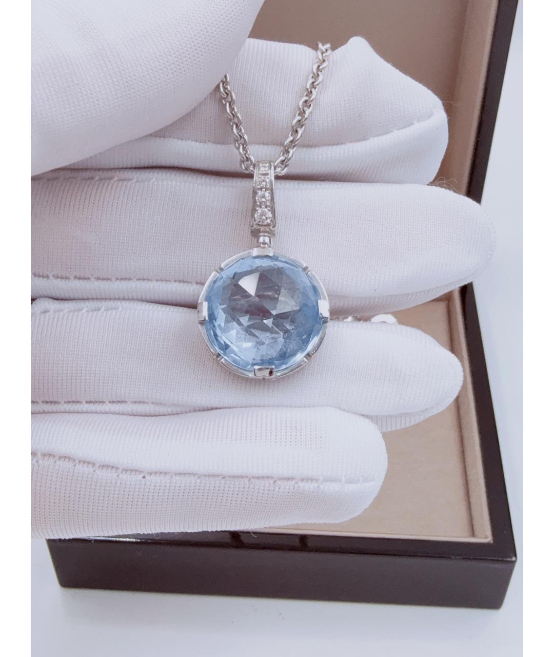BVLGARI Серебряная подвеска из белого золота, фото 9