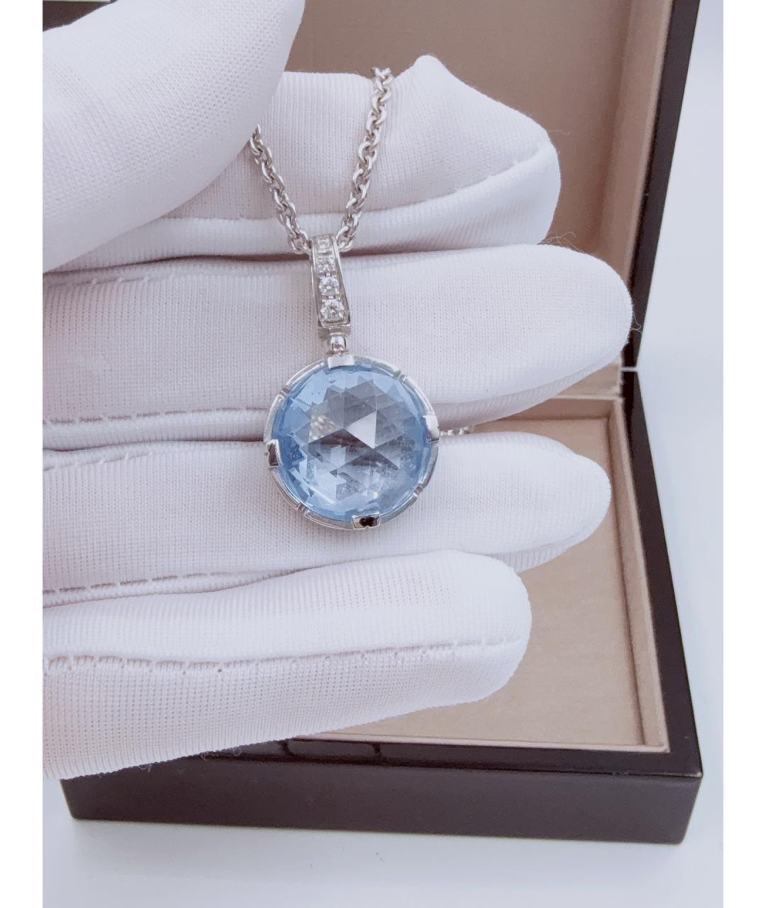 BVLGARI Серебряная подвеска из белого золота, фото 3