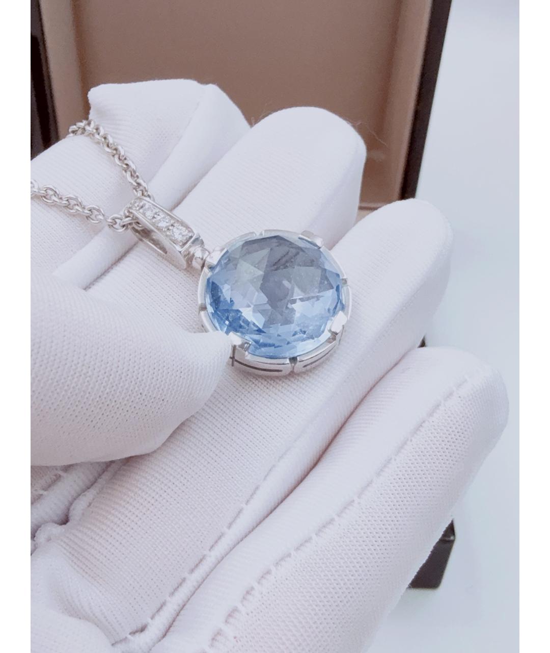 BVLGARI Серебряная подвеска из белого золота, фото 5