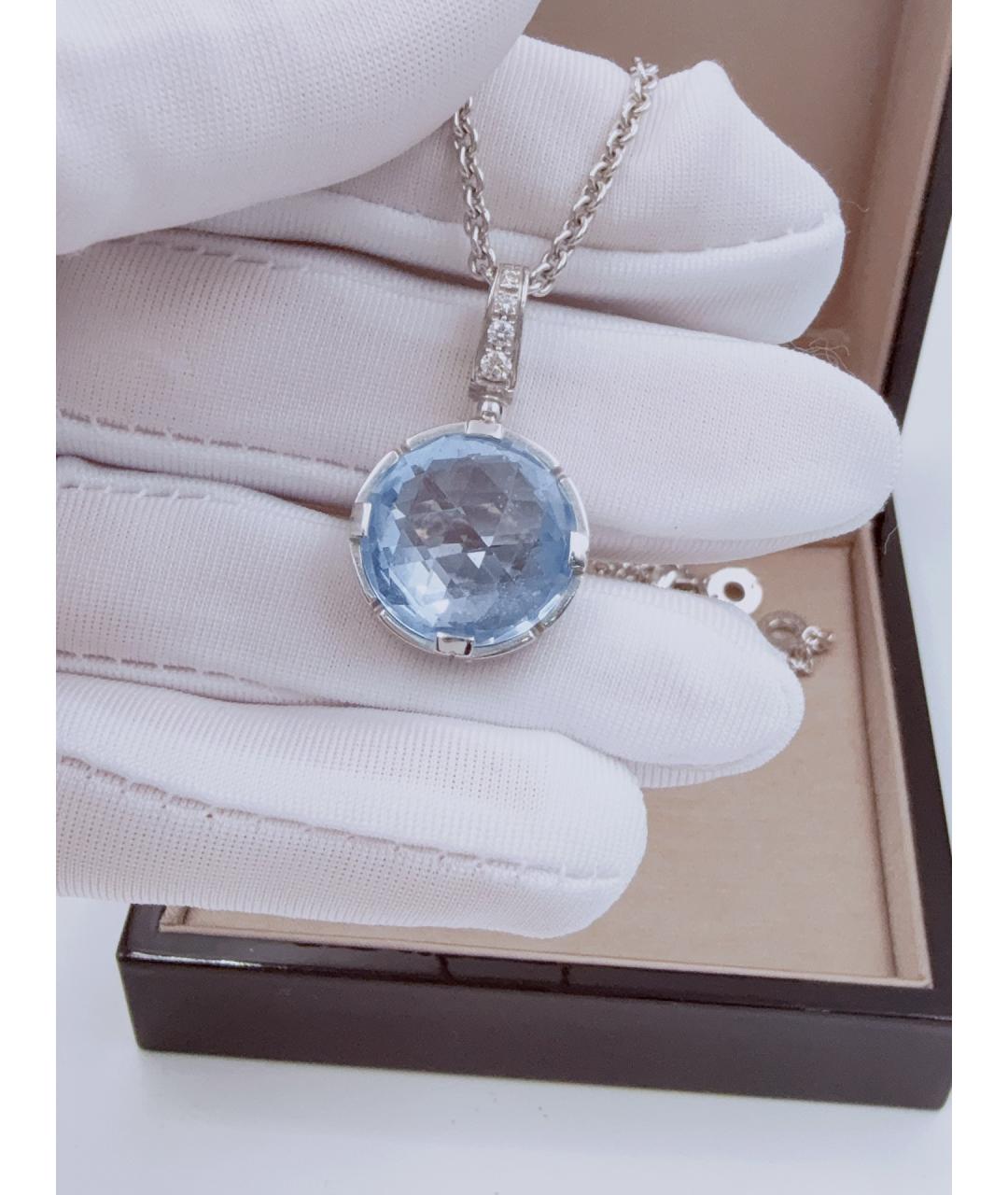 BVLGARI Серебряная подвеска из белого золота, фото 4