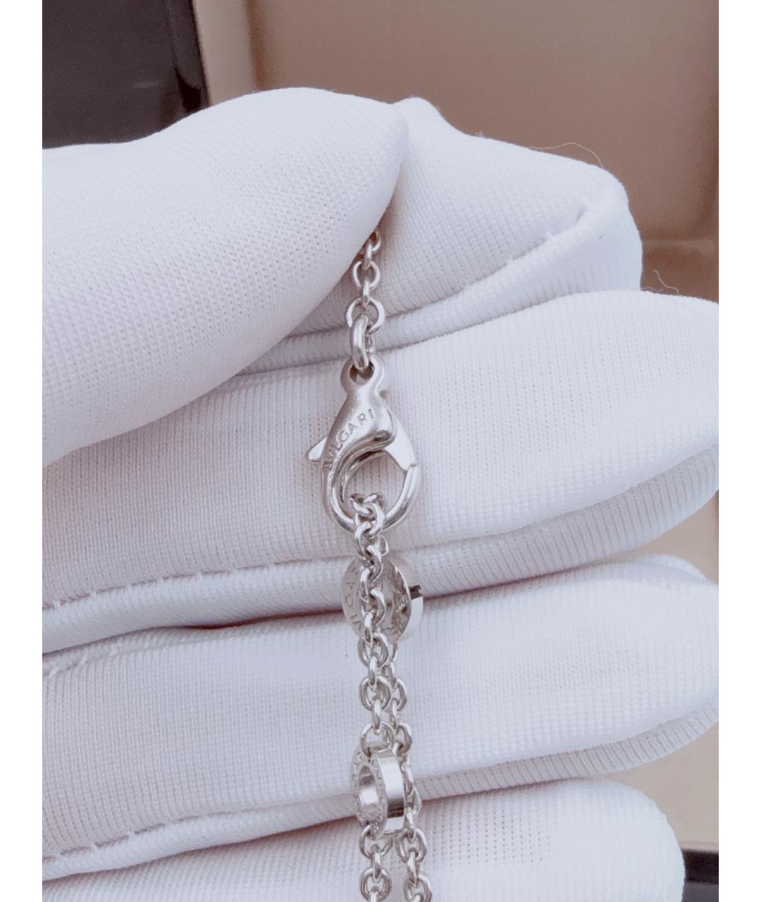 BVLGARI Серебряная подвеска из белого золота, фото 7