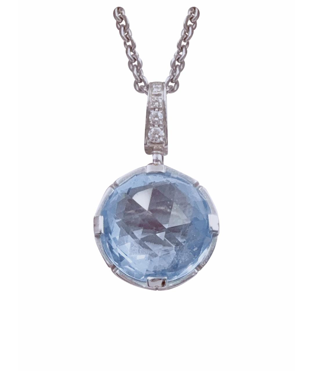 BVLGARI Серебряная подвеска из белого золота, фото 1