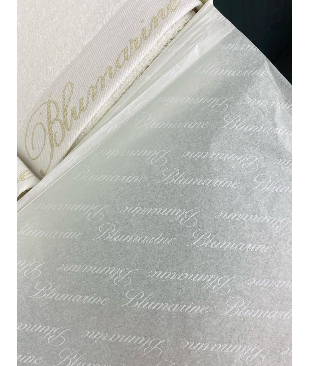 BLUMARINE Белое хлопковое полотенце, фото 7
