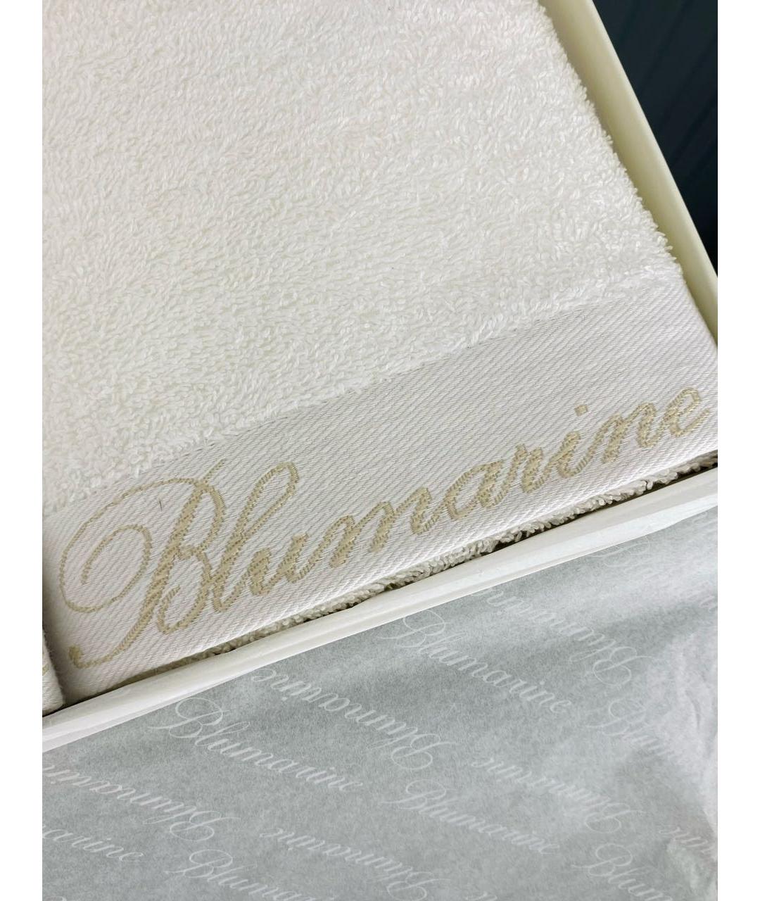 BLUMARINE Белое хлопковое полотенце, фото 4