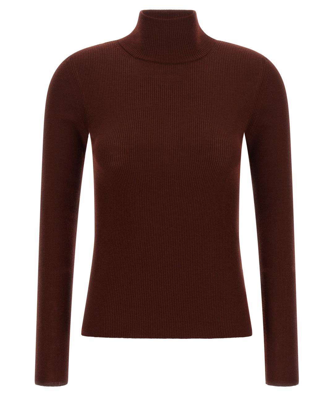MAX MARA Бордовый шерстяной кардиган, фото 1