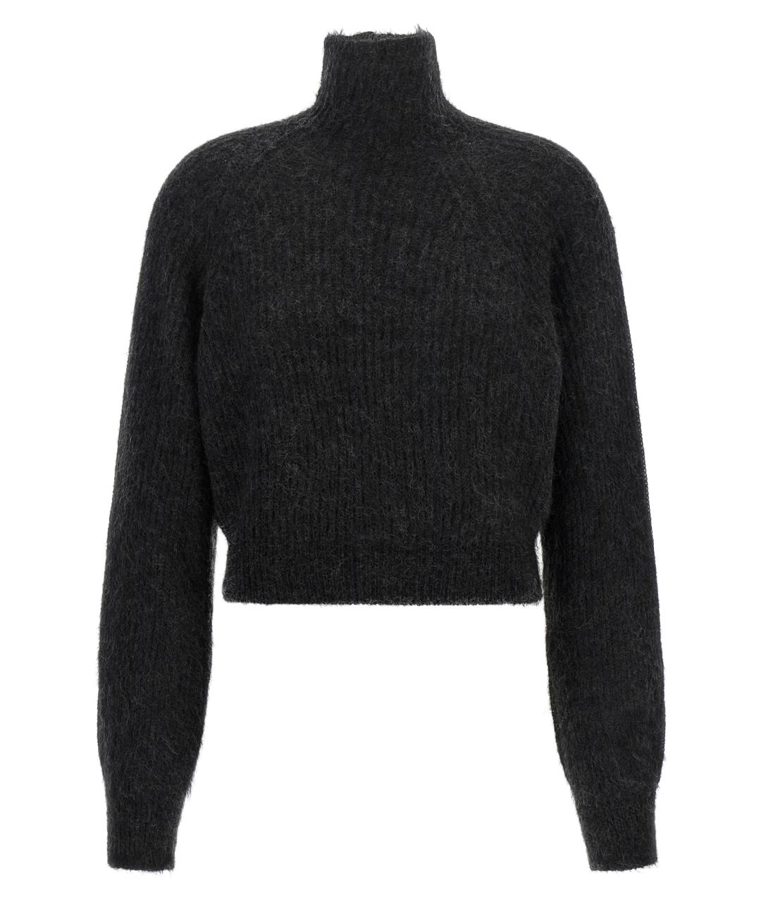 MAX MARA Черный шерстяной джемпер / свитер, фото 1