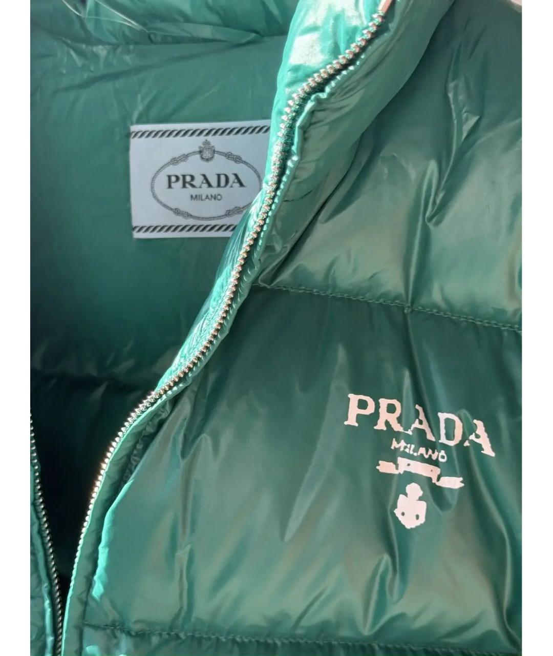 PRADA Зеленая куртка, фото 5