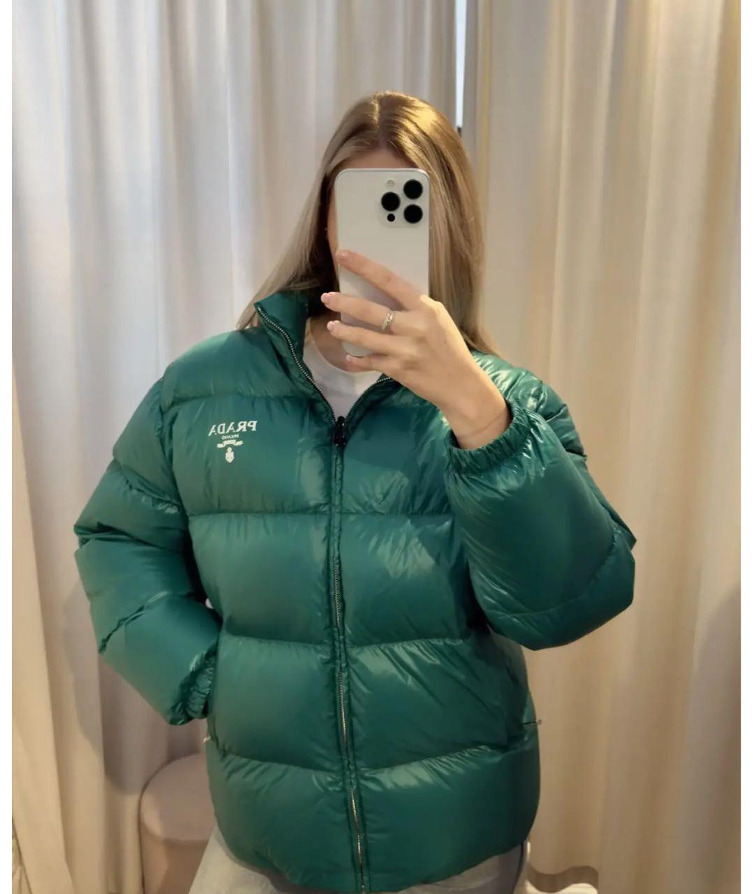 PRADA Зеленая куртка, фото 8