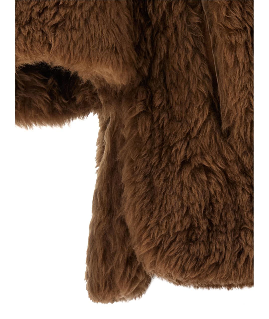 MAX MARA Коричневое шерстяное пальто, фото 4
