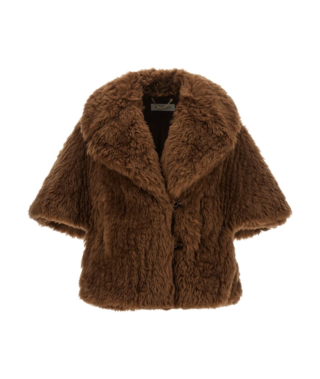 MAX MARA Коричневое шерстяное пальто, фото 5