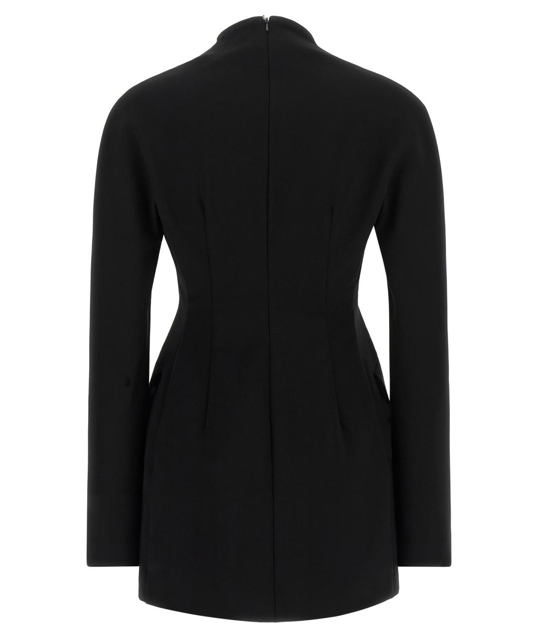 SPORTMAX Черное вискозное платье, фото 2