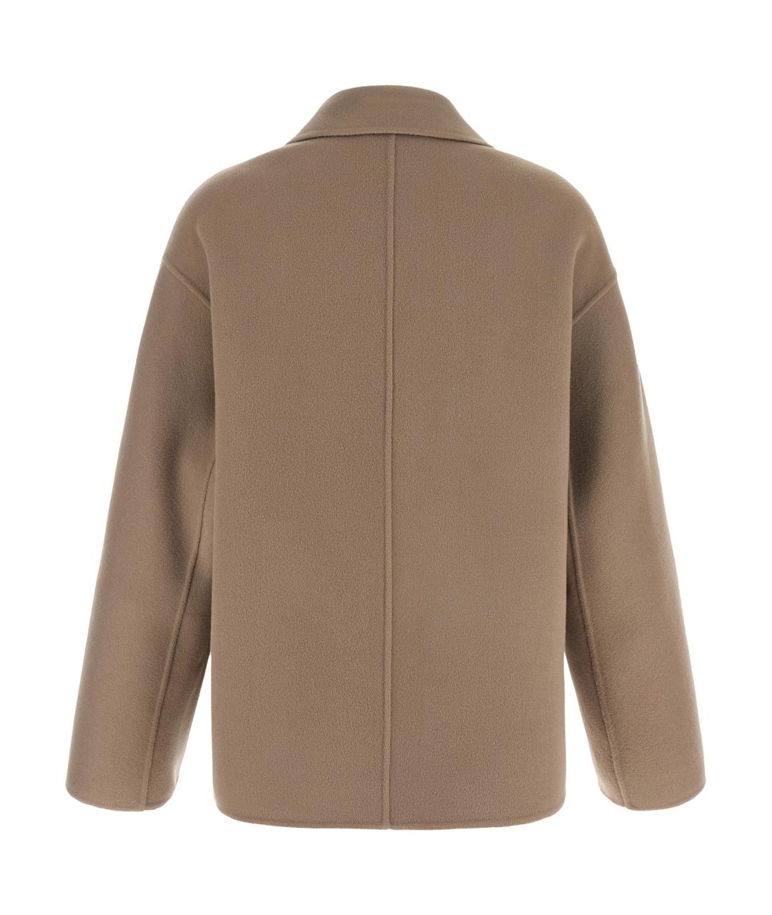 'S MAX MARA Бежевая шерстяная куртка, фото 2