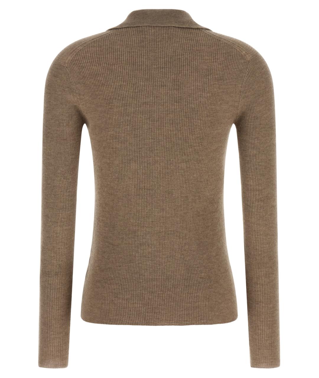 MAX MARA Бежевый кашемировый джемпер / свитер, фото 2