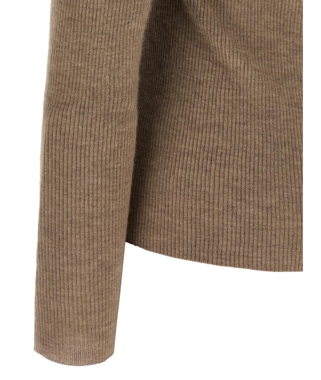 MAX MARA Бежевый кашемировый джемпер / свитер, фото 4