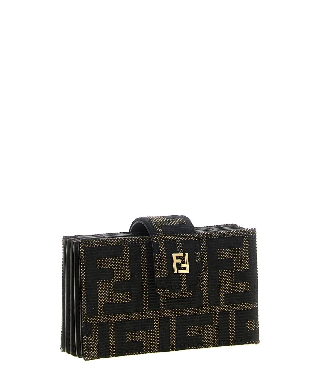 FENDI Коричневый кардхолдер, фото 3