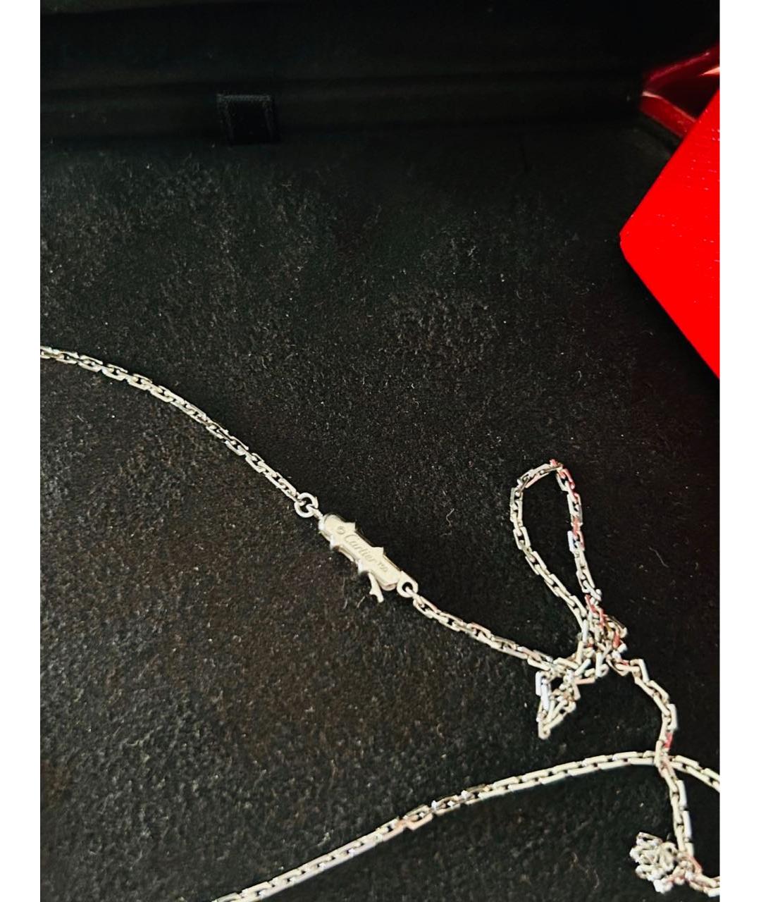 CARTIER Серебряная платиновая цепочка, фото 2