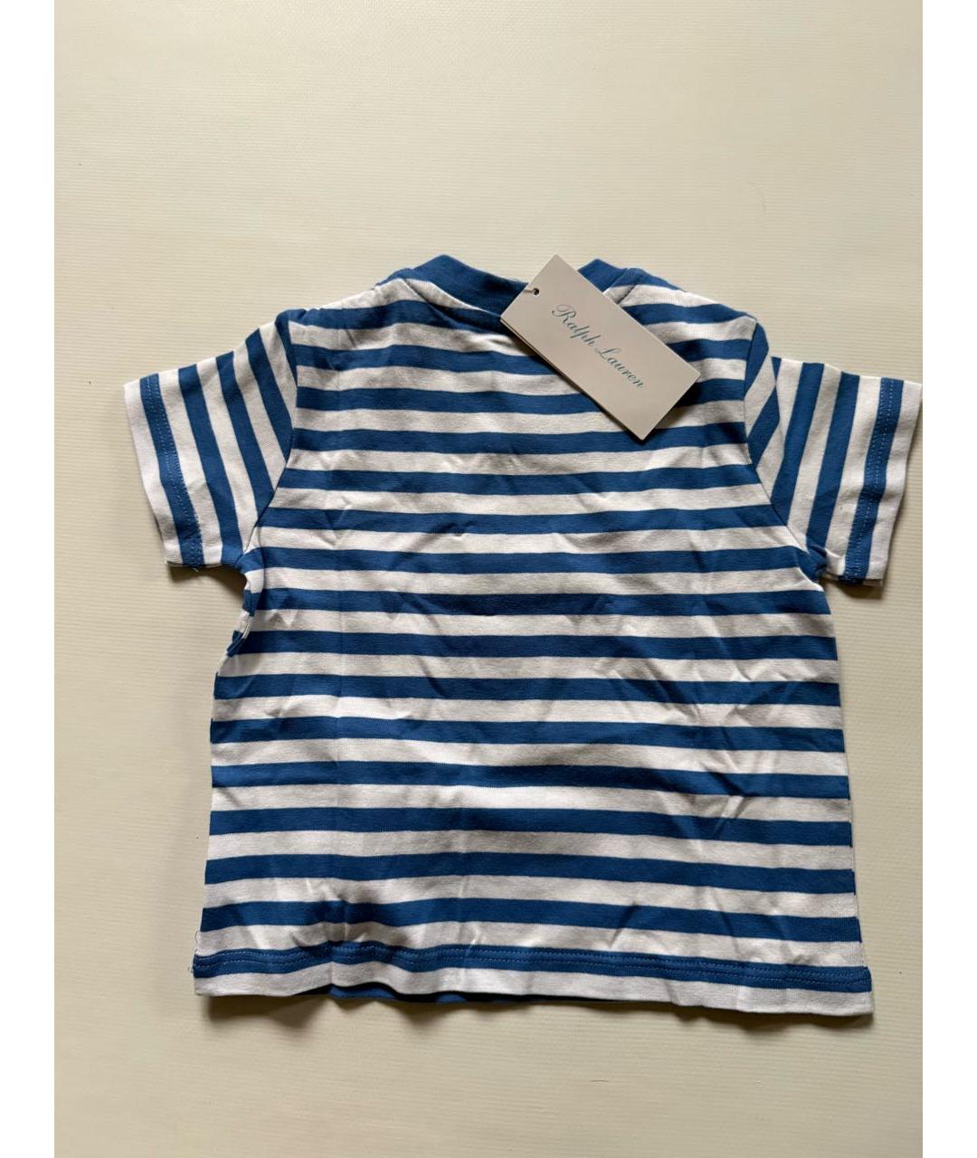 POLO RALPH LAUREN Мульти хлопковая детская футболка, фото 4