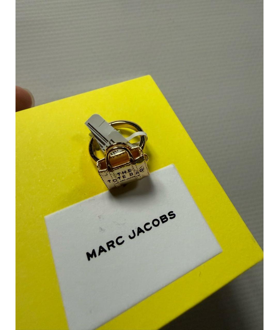 MARC JACOBS Золотое металлическое кольцо, фото 2