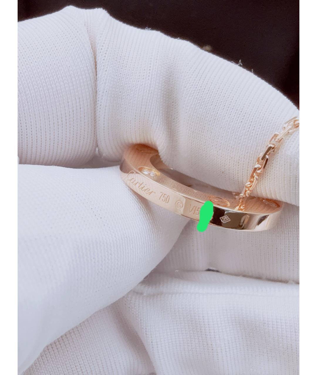 CARTIER Золотое колье из розового золота, фото 7
