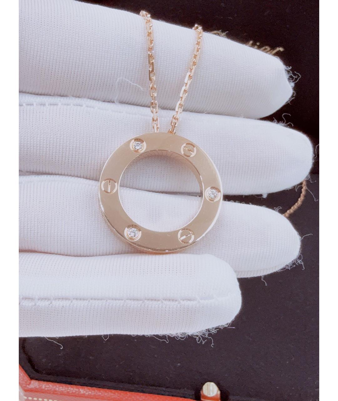CARTIER Золотое колье из розового золота, фото 3