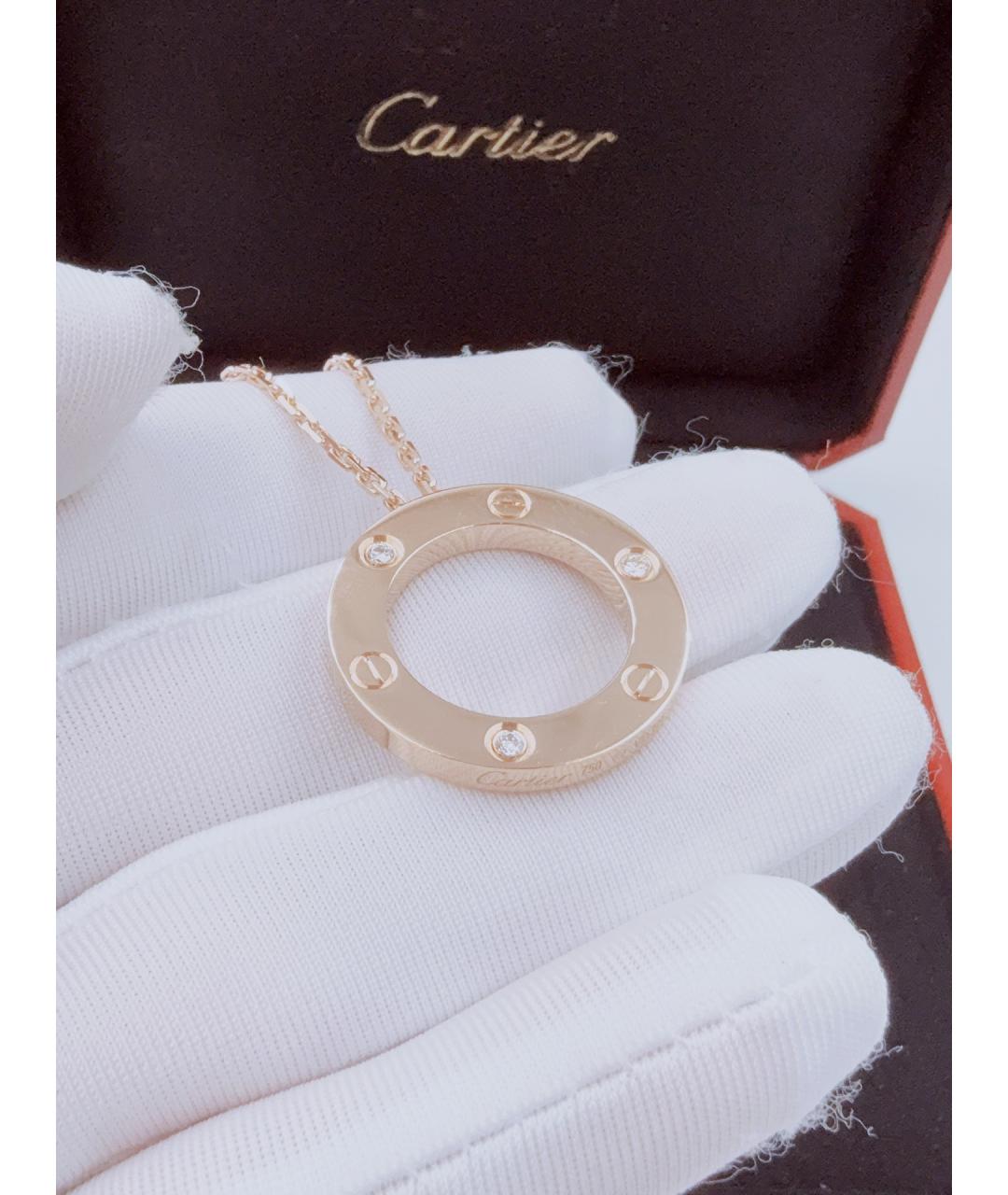 CARTIER Золотое колье из розового золота, фото 5