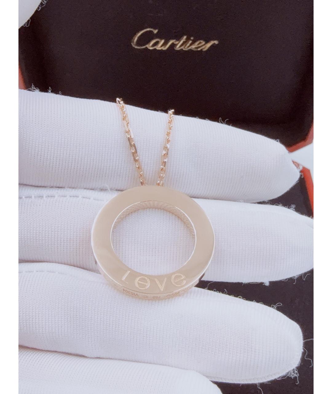CARTIER Золотое колье из розового золота, фото 6