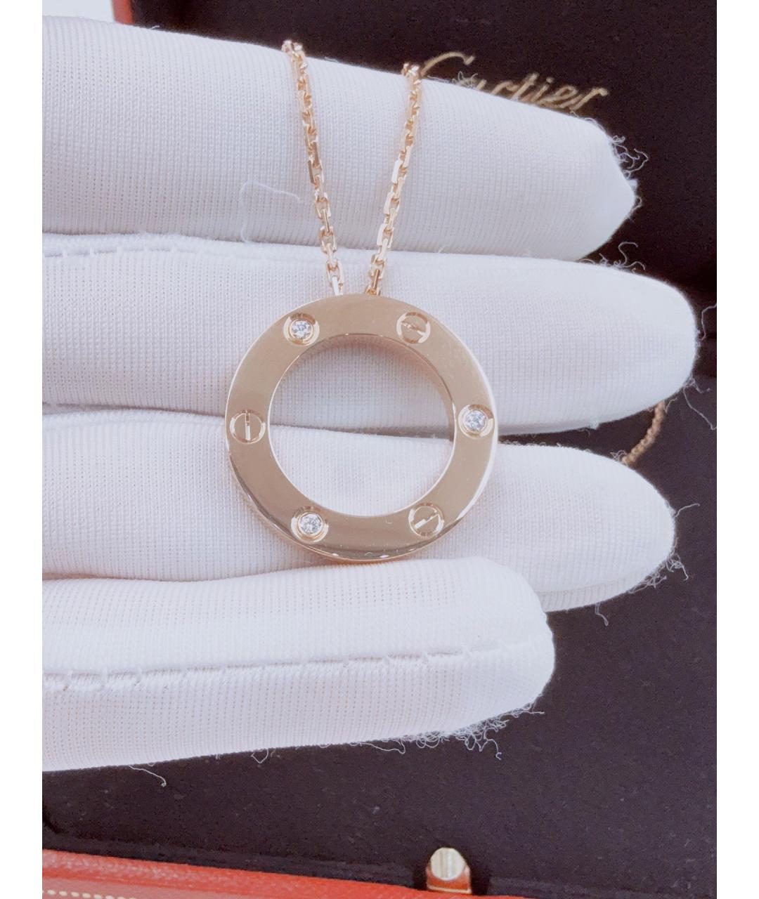 CARTIER Золотое колье из розового золота, фото 2