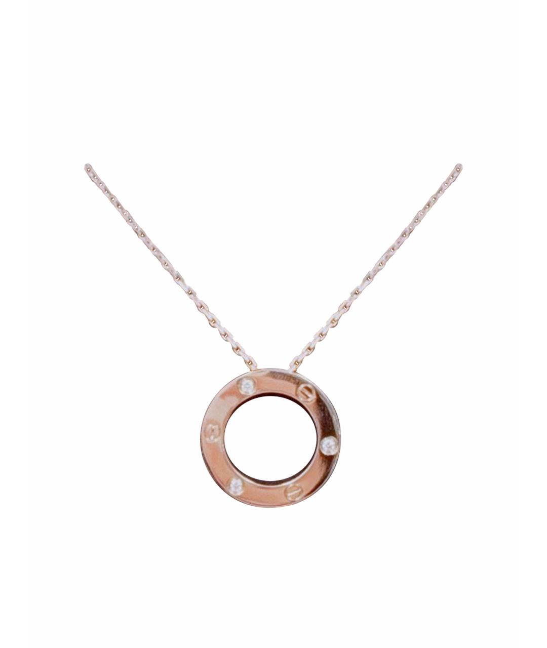 CARTIER Золотое колье из розового золота, фото 1
