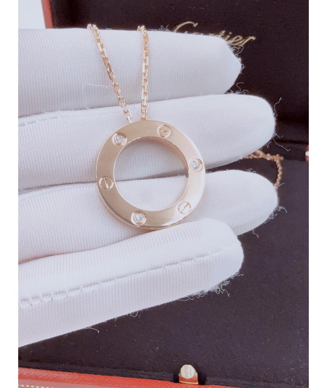CARTIER Золотое колье из розового золота, фото 4