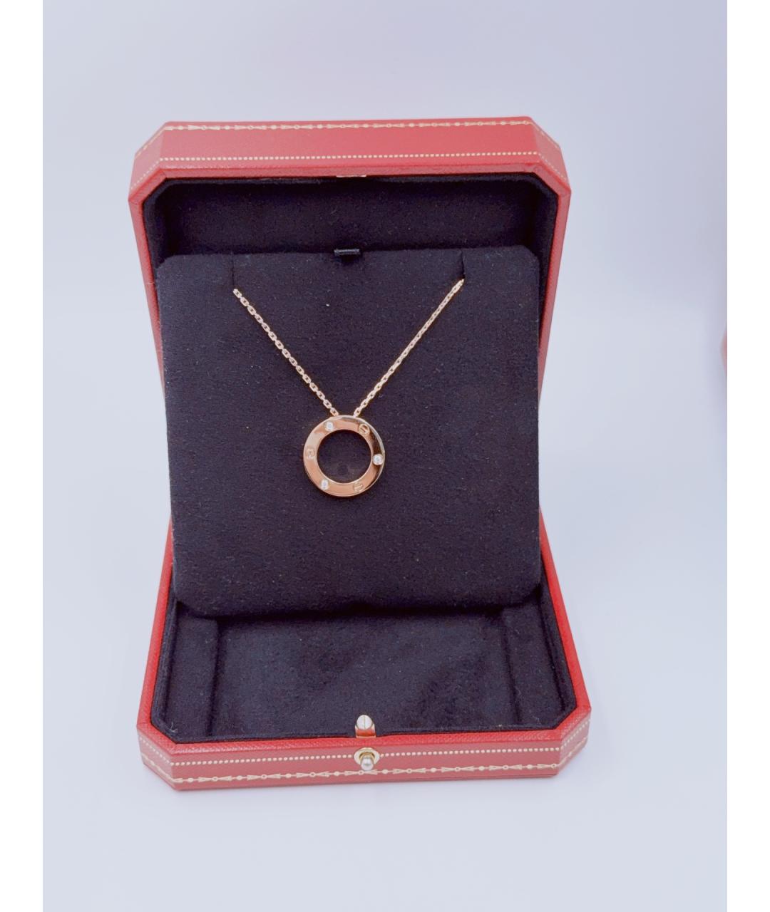 CARTIER Золотое колье из розового золота, фото 9