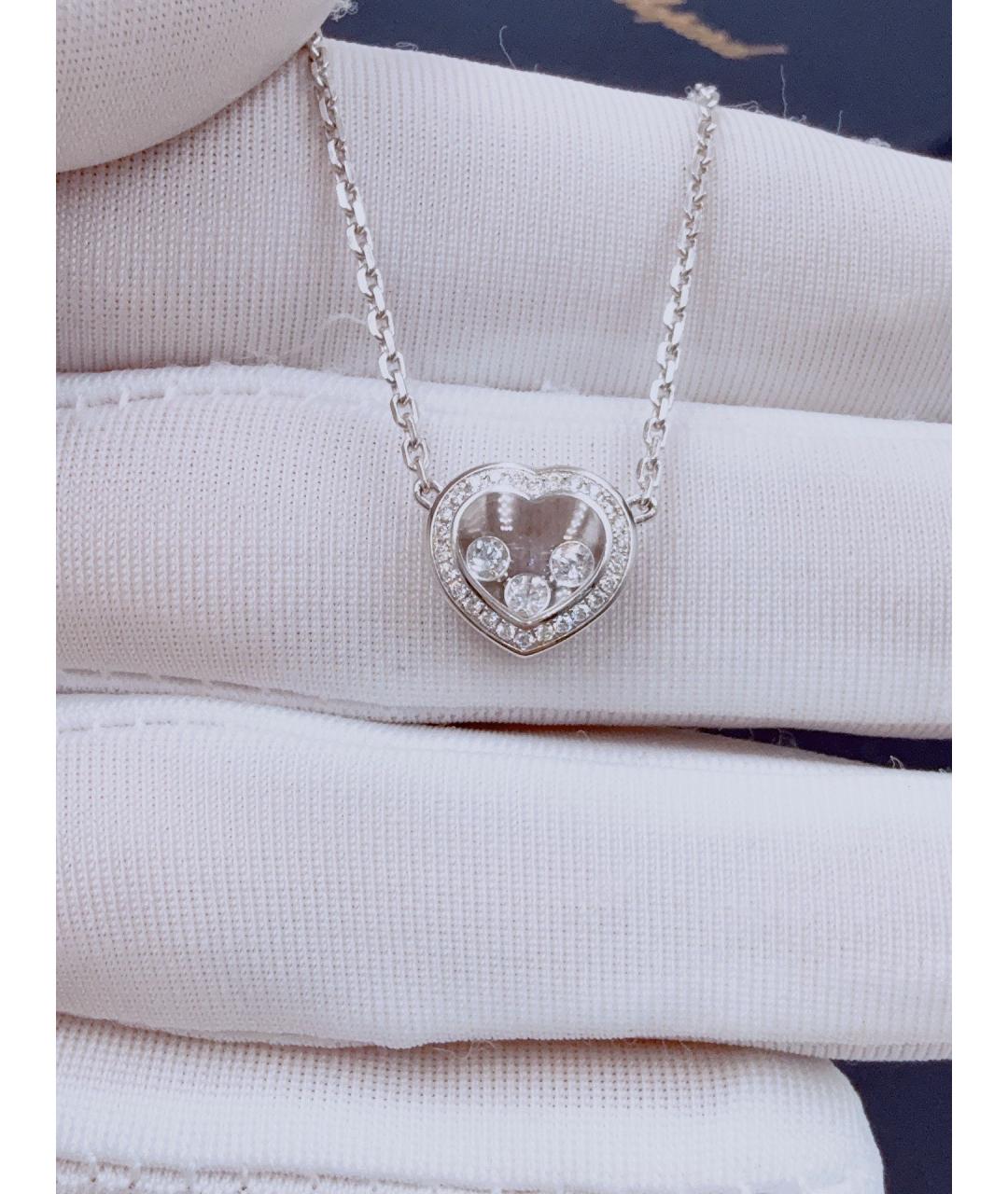 CHOPARD Серебряное колье из белого золота, фото 9