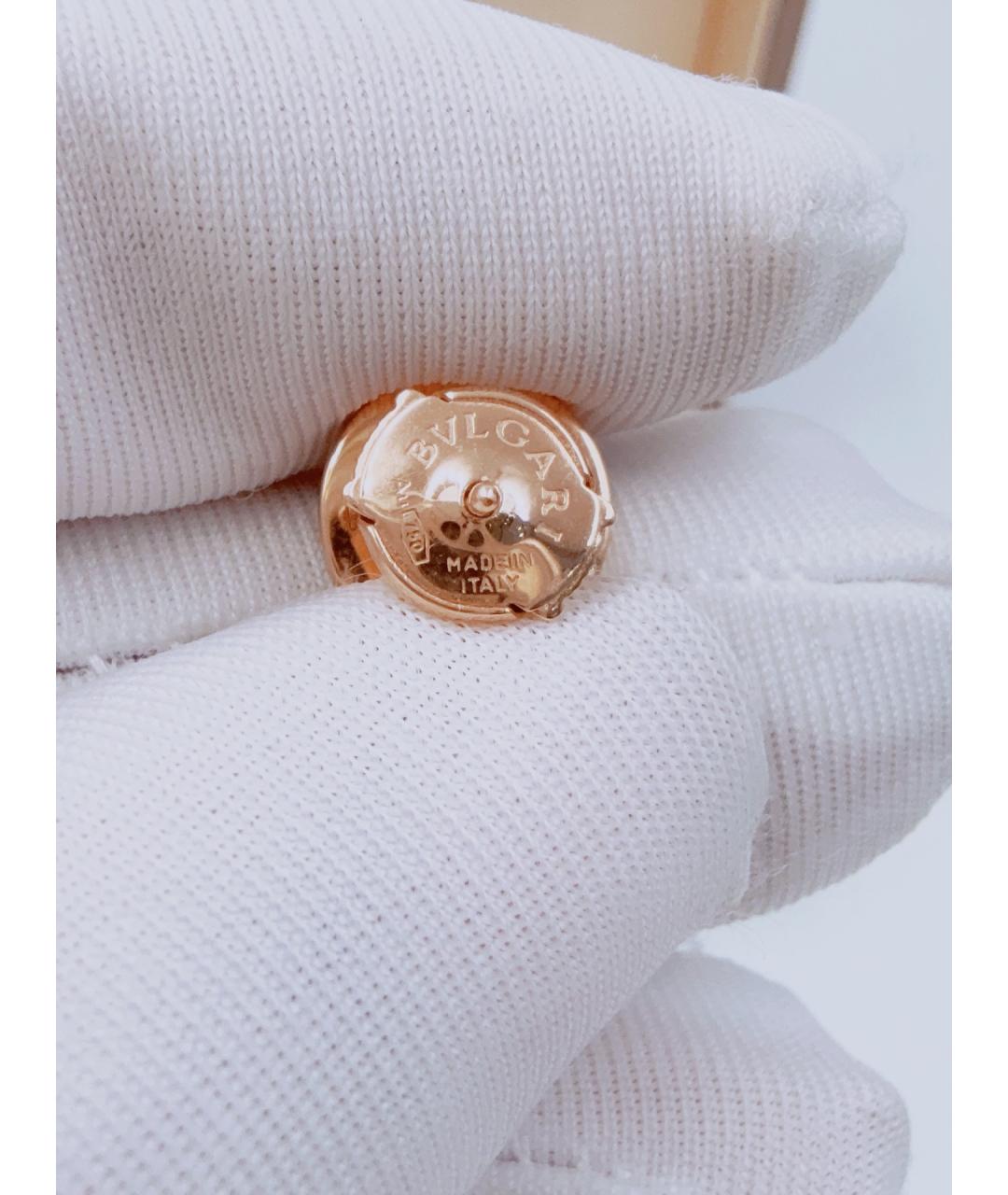 BVLGARI Золотые серьги из розового золота, фото 7